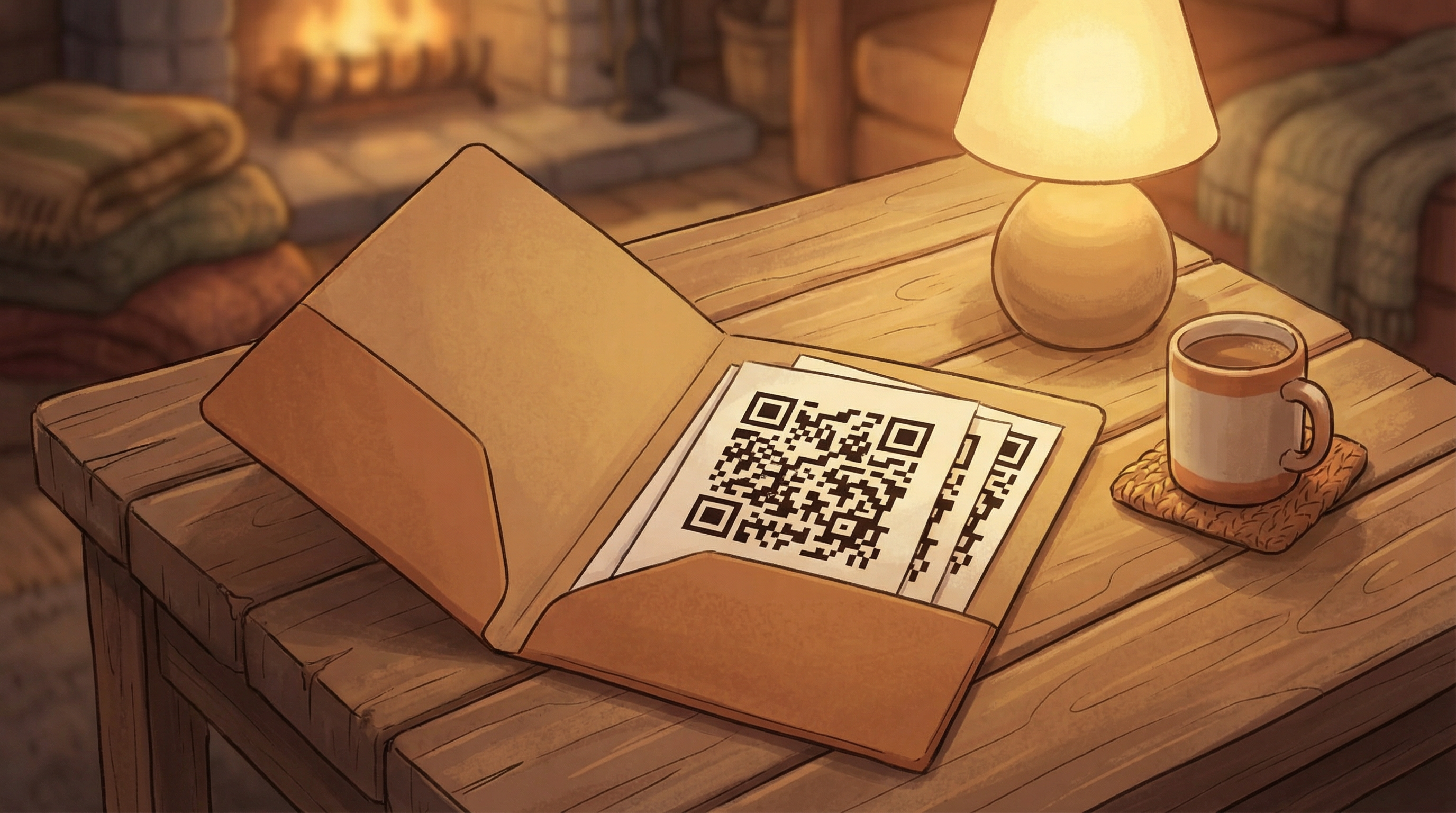 QR Codes in Welcome Pack